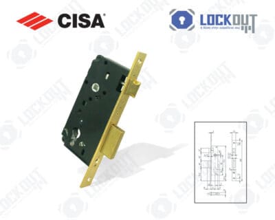 Cisa Κλειδαριά 45, 60, 70 - Κλειδαράς  Θεσσαλονίκη Lockout