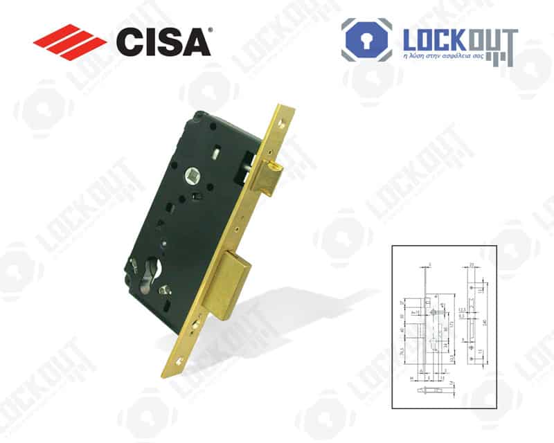 Cisa Κλειδαριά 45, 60, 70 - Κλειδαράς Θεσσαλονίκη Lockout